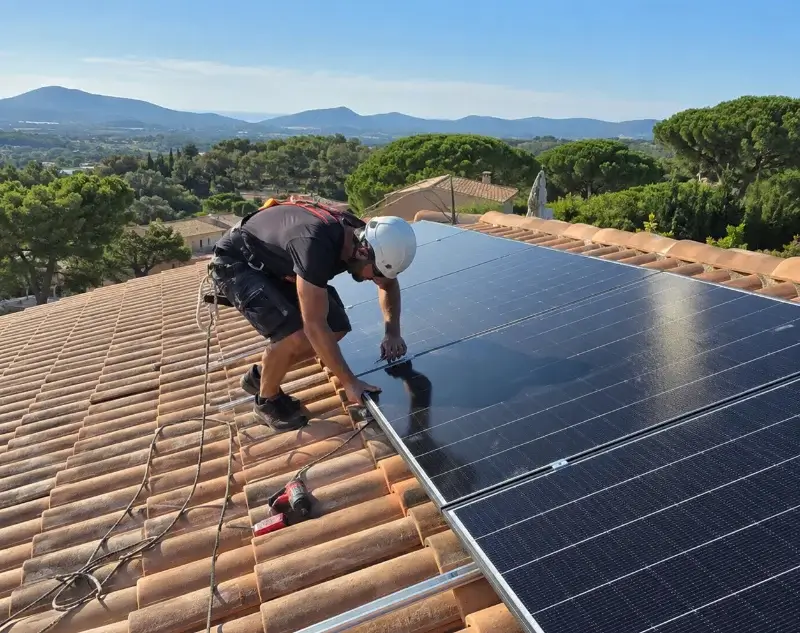 Installateur panneaux solaires Montrottier — pose photovoltaïque sur toiture