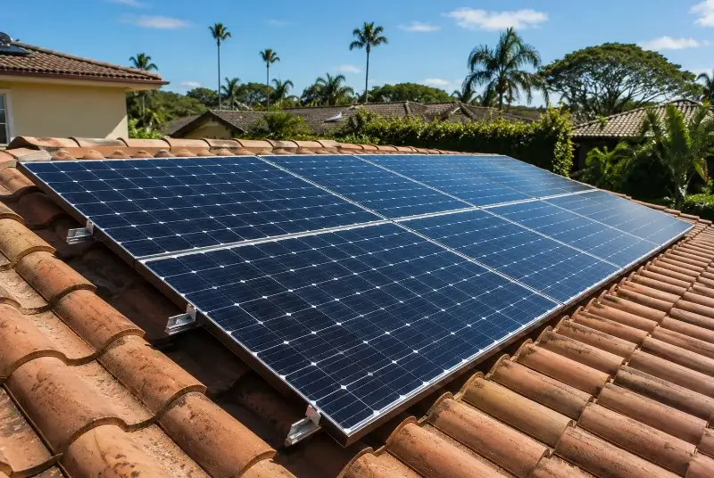 Installation de panneaux solaires à Montrottier